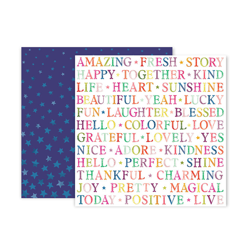 Truly Grateful Paper Pad / Block de Papel Colección Agradecimiento Descontinuado Pink Paislee