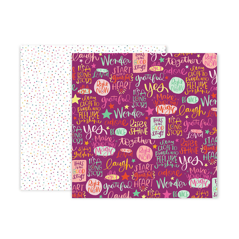 Truly Grateful Paper Pad / Block de Papel Colección Agradecimiento Descontinuado Pink Paislee