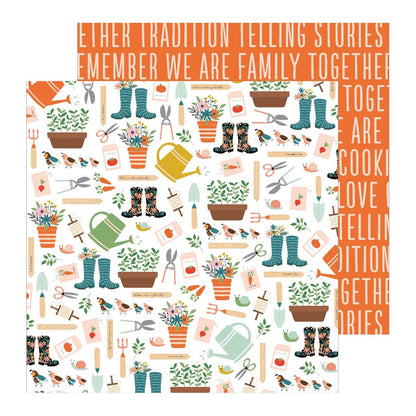 This is family Paper Pad / Block de Papel Decorado Papel American Crafts