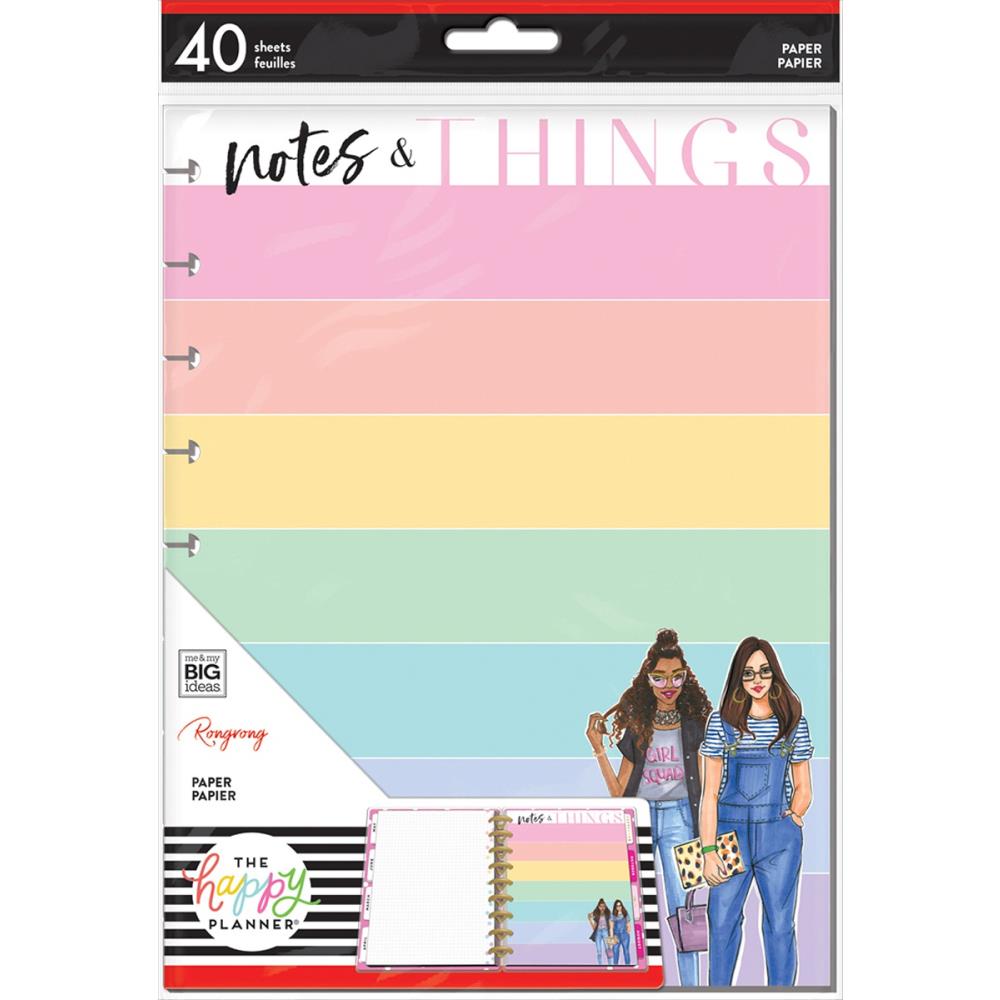 Happy Planner X Rongrong Fill Paper / Hojas de Repuesto para Agenda Happy Planner Descontinuado Me &amp; My Big Ideas