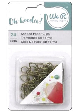 Shaped Paper Clips / Clips Metálicos Para Papel De Figuras Descontinuado We R Memory Keepers