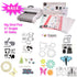 Big Shot PLUS White & Gray Machine + 81 Xtras / Paquete Especial Máquina de Corte y Grabado Descontinuado Sizzix