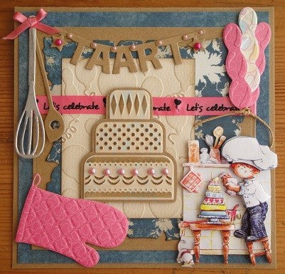 Suaje de corte de pastel / Die cake Descontinuado Joy Crafts