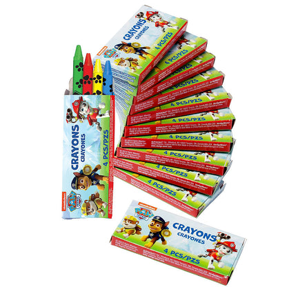 Paw Patrol Boxes of Crayons / 12 Pack Crayones de Patrulla Canina Descontinuado Amscan