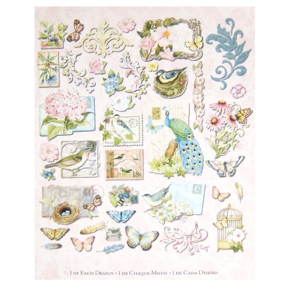Susan Winget Die-Cut Cardstock &amp; Acetate / Recortes Decorativos Descontinuado K &amp; Company