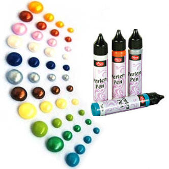 Pearl Pen Light Blue / Gel Azul Ligero Adornos / Embellishments Viva Decor