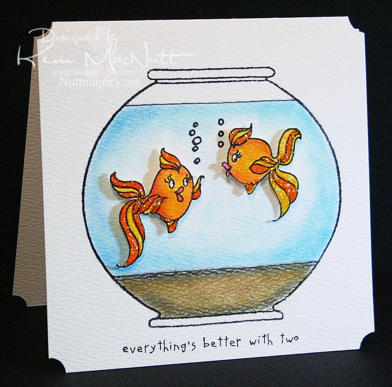 Sellos de Polímero Pecera / Sushi Bowl Party Descontinuado Stampendous
