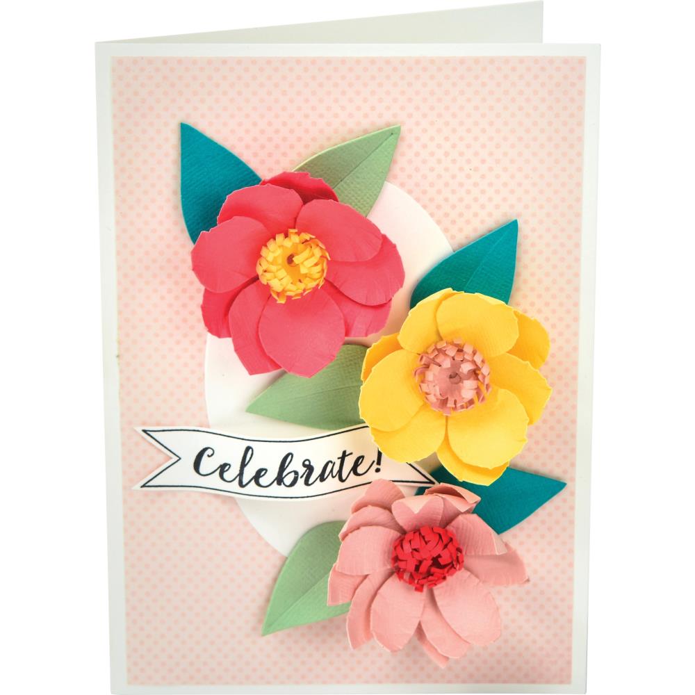 Thinlits Peony Die / Suaje Flor Peonia Descontinuado Sizzix
