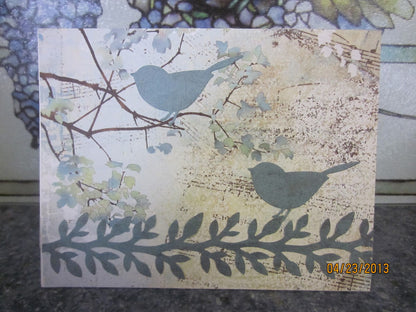 Suaje de Corte de Pájaro / Perched Reed Bird Die Descontinuado Memory Box