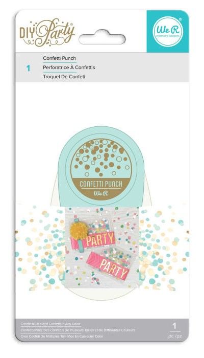 DIY Party Confetti Punch / Perforadora para Hacer Confetti Descontinuado We R Memory Keepers