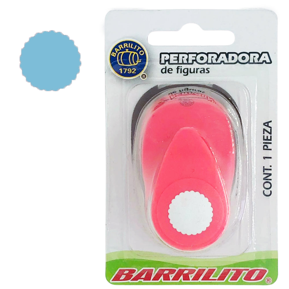 Perforadora de Círculo Escalopado de 1.58 cm Perforadoras Barrilito