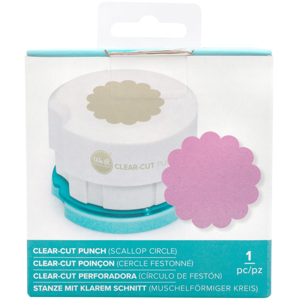 Clear Cut Punch 2" Scallop Circle / Perforadora de CÃrculo Escalopa Perforadoras We R Memory Keepers