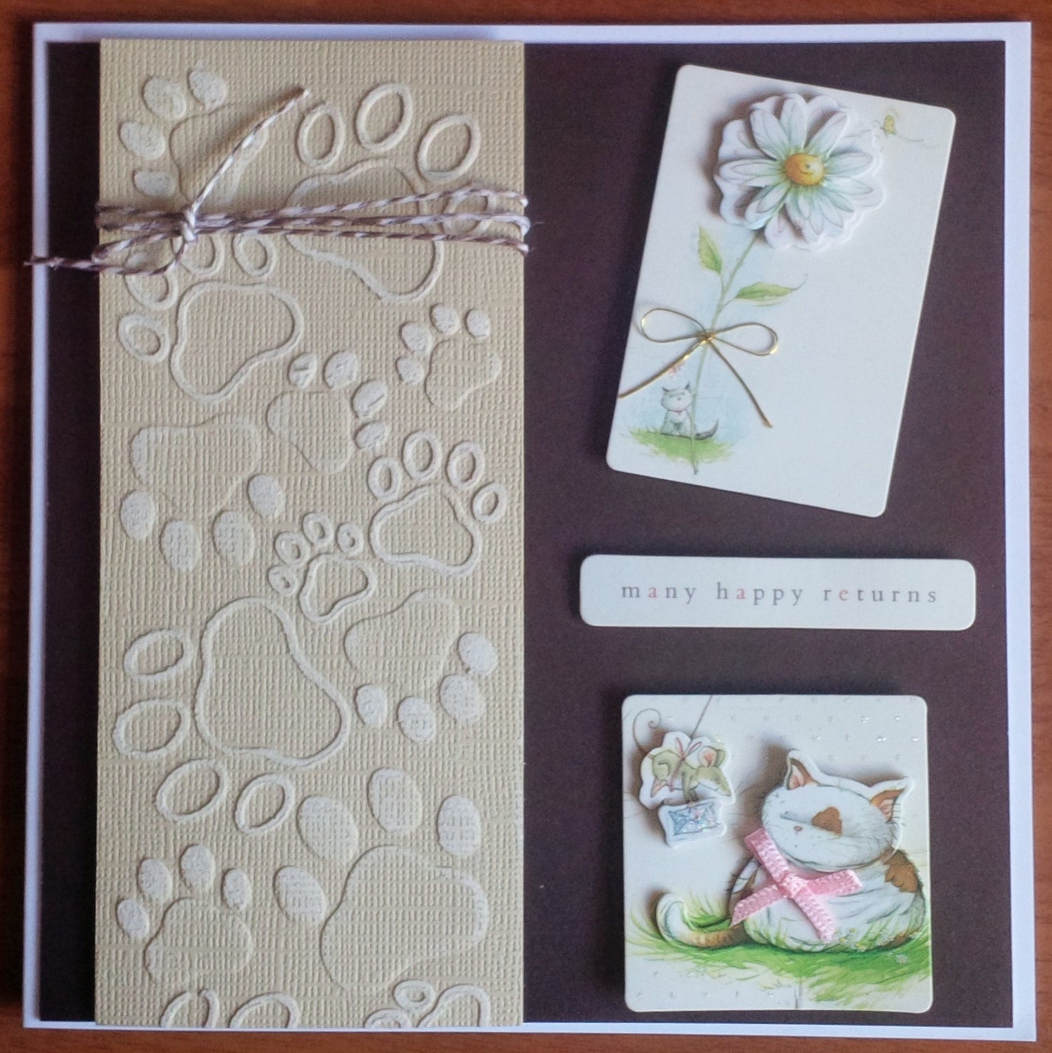 Embossing Paw Print Background / Folder de Grabado Patitas de Perro Descontinuado Darice