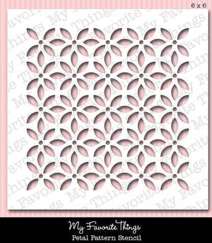 Petal Pattern Stencil / Plantilla de Petalos Descontinuado My Favorite Things