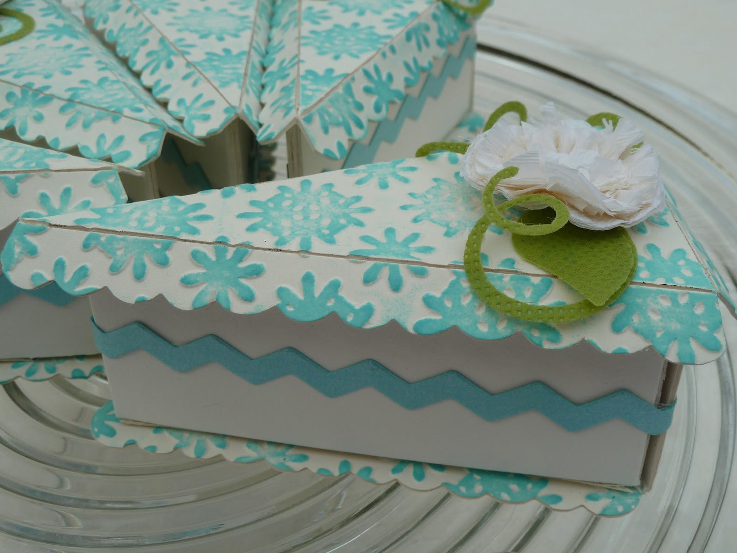 Suaje de Corte de Caja de Rebanada de Pastel  / Box Lid Cake Slice Descontinuado Sizzix