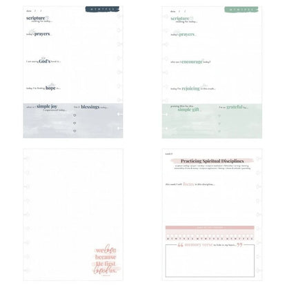 Happy Planner Grace For Today Undated Planner /  Agenda Planificadora 4 Meses de Gracia Descontinuado Me &amp; My Big Ideas