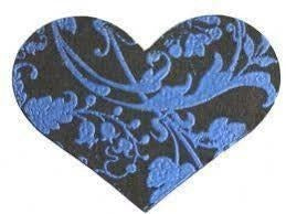 Blue Tinsel Embossing Powder / Polvo de Realce Azul Brillante Descontinuado Stampendous