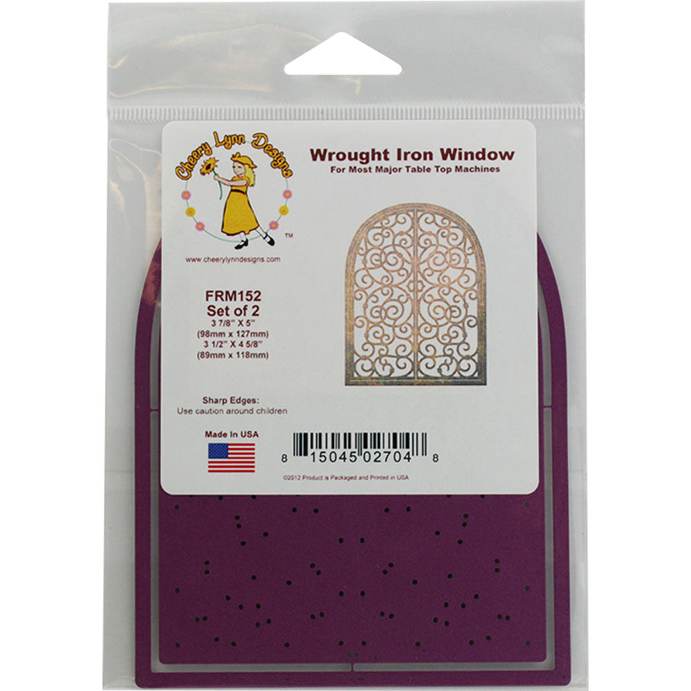 Suaje de Corte de Ventana Enrejada / Wrought Iron Window Die Descontinuado Cheery Lynn Designs