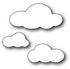 Puffy Clouds Dies / Suaje de Corte de Nube Descontinuado Memory Box