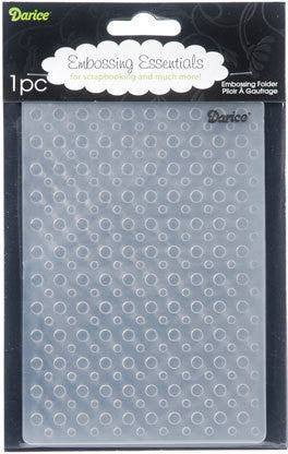 Embossing Multi Sized Dots / Folder de Grabado Multi Punticos Descontinuado Darice