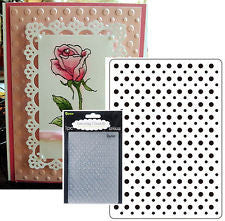 Embossing Multi Sized Dots / Folder de Grabado Multi Punticos Descontinuado Darice