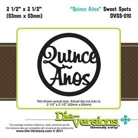 Suaje de Corte Quince Años Descontinuado Die-versions