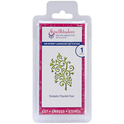 Suaje de Corte de Flores  / Fantastic Flourish Four Descontinuado Spellbinders