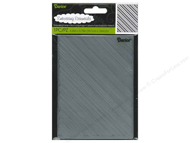 Embossing Diagonal Stripe / Folder de Grabado Diagonales DESCONTINUADO Darice