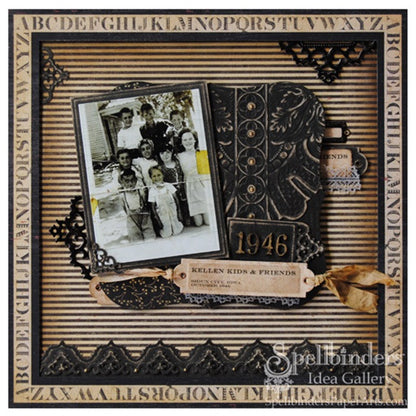 Suaje de Corte de Rectangulo Liso / A2 Matting Basics A Descontinuado Spellbinders