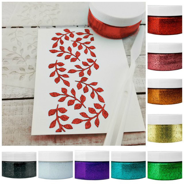Gina K Designs Glitz Glitter Gel Red Velvet / Gel Diamantina Rojo Descontinuado Gina K Designs
