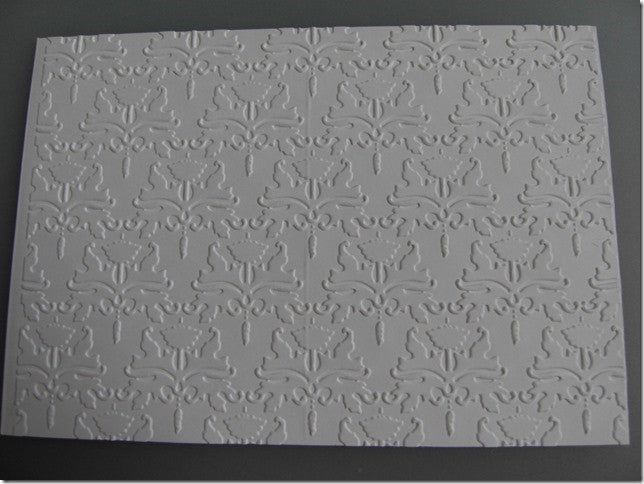 Embossalicious Regency Damask 8" x 8" / Folder de Grabado Grande Damasco Descontinuado Crafter&