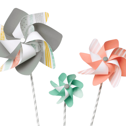 Pinwheel Attachments Gray / Accesorios Para Armar Rehiletes Descontinuado We R Memory Keepers