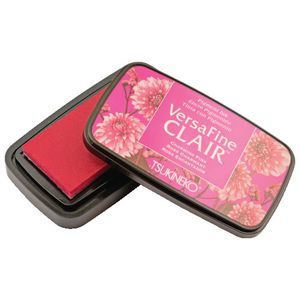 Versafine Clair Charming Pink / CojÃn de Tinta para Sellos Rosa Tintas TSUKINEKO