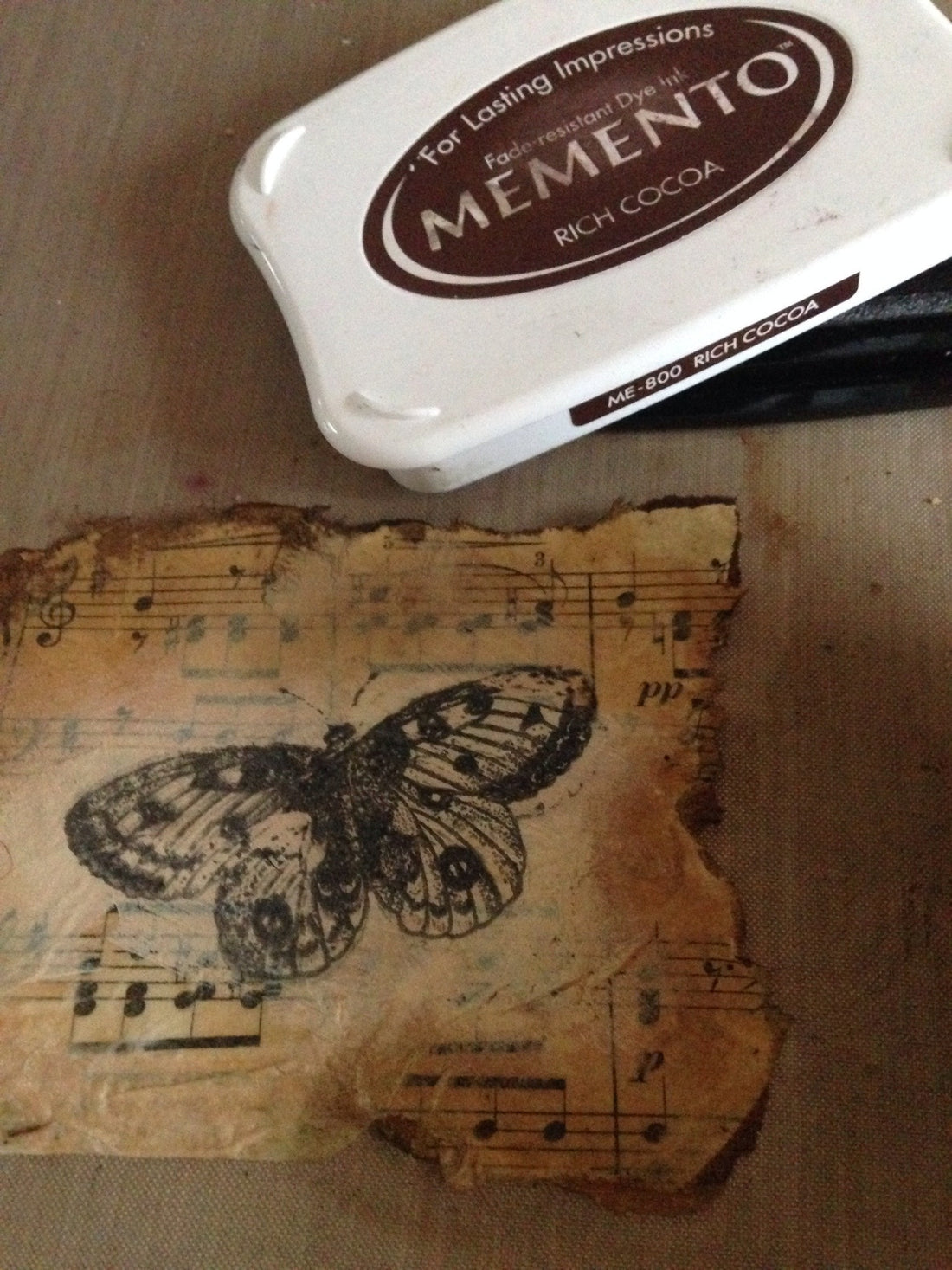 Rich Cocoa Memento / CojÃn de Tinta para Sellos Chocolate Tintas TSUKINEKO