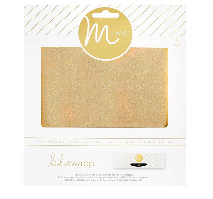 Minc Glitter Foil Sheets / Hojas de Aluminio Reactivo con Brillitos Foil Heidi Swapp