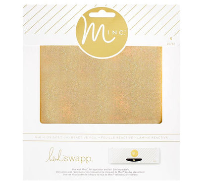 Minc Glitter Foil Sheets / Hojas de Aluminio Reactivo con Brillitos Foil Heidi Swapp