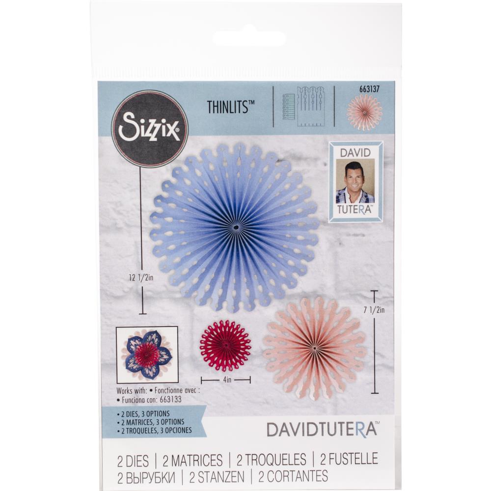 Thinlits Rosette Fan Die / Suaje de Rosetas Descontinuado Sizzix