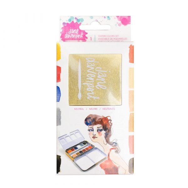Petite Palette Neutrals / Estuche de Acuarelas Colores Neutral Descontinuado Jane Davenport