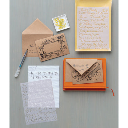 Calligraphy Hand Lettering Kit / Set de Caligrafía Caligrafía Martha Stewart