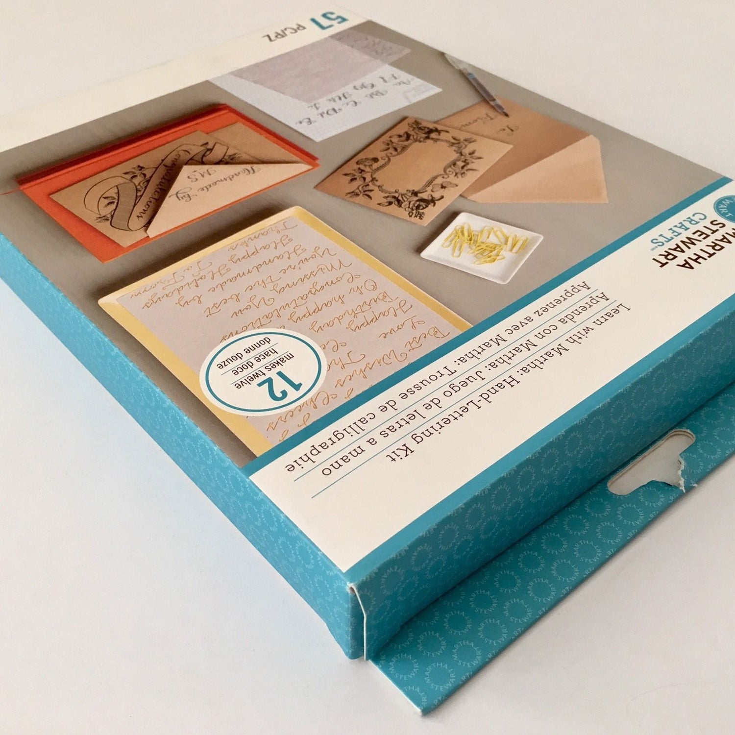 Calligraphy Hand Lettering Kit / Set de Caligrafía Caligrafía Martha Stewart