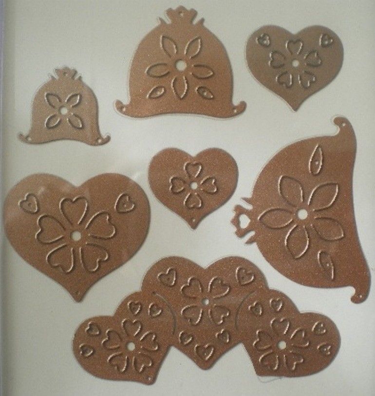 Enhanceabilities Pop-Up Dies Hearts &amp; Flowers / Suajes y Realce Corazones y Flores Descontinuado Spellbinders