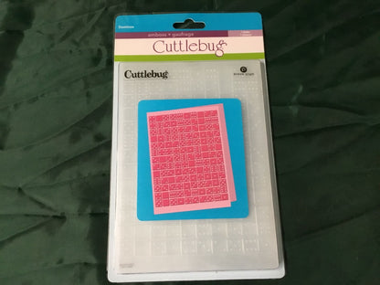 Dominos Embossing Folder / Folder de Grabado Dominó Descontinuado Cuttlebug