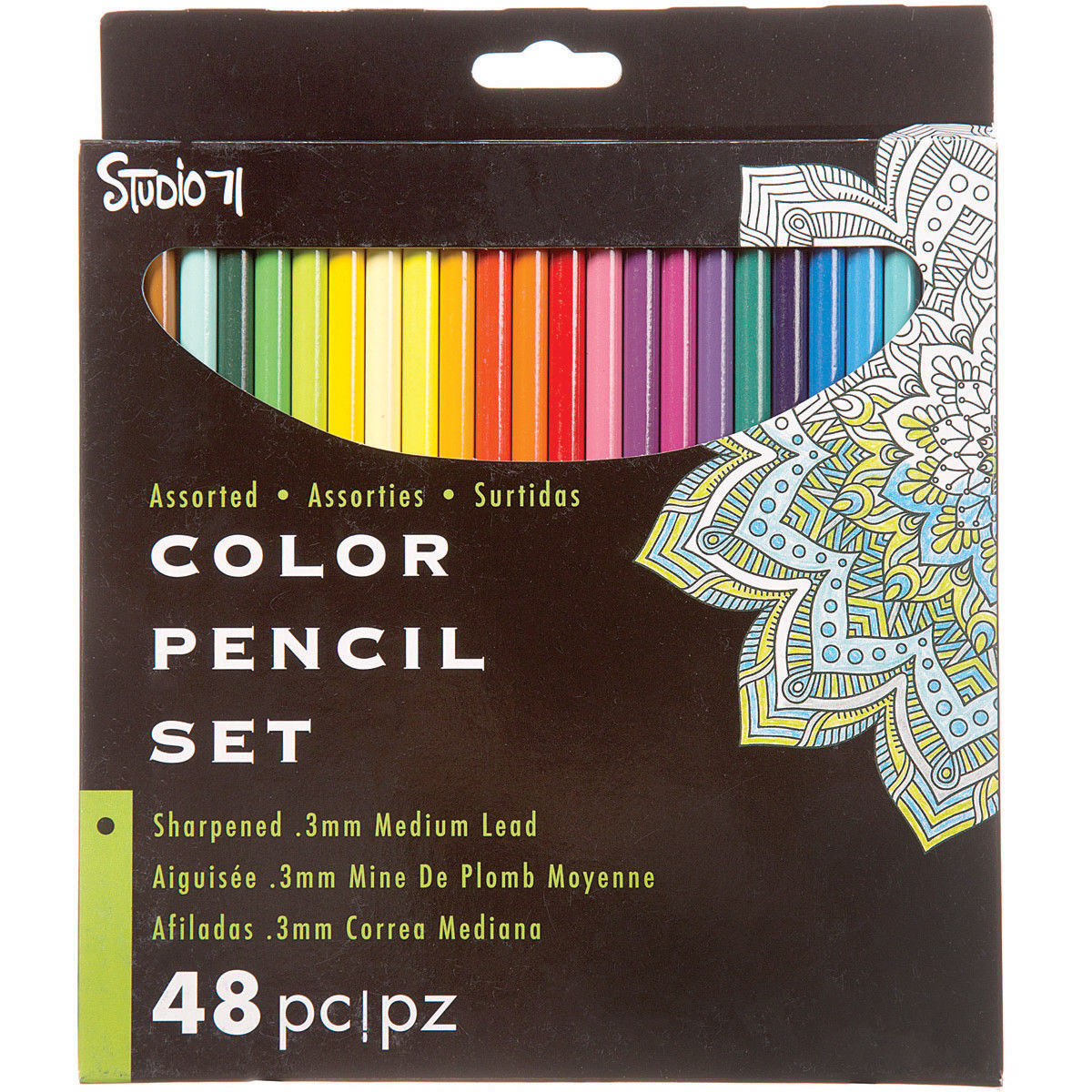 Studio 71 Colored Pencil Set / Juego de Lápices de Colores 48 pzs Descontinuado Darice