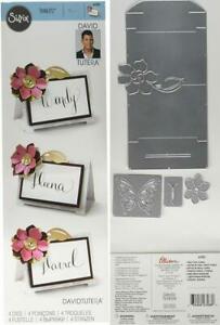Thinlits Table Tent floral Dies / Suaje de Corte de Tarjeta Floral Descontinuado Sizzix