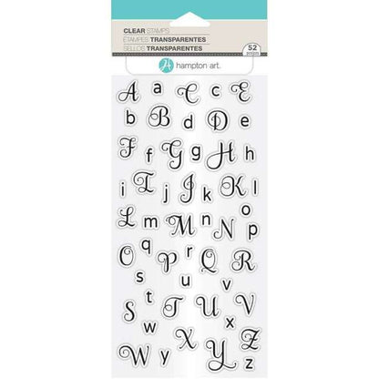 Clear Stamps Alphabet / Sellos Transparentes de Alfabeto Descontinuado Hampton Art