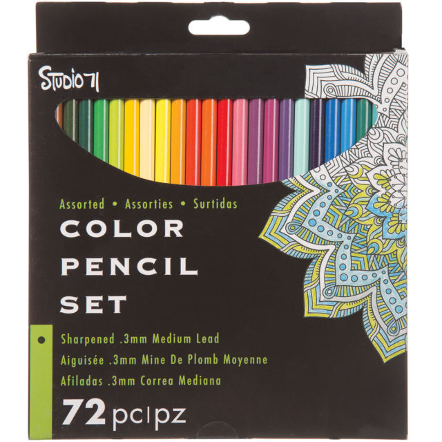 Studio 71 Colored Pencil Set / Juego de 72 Lápices de Colores Descontinuado Darice