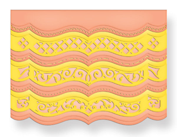 Bracket Borders One Die / Suaje de Corte de Bordes Descontinuado Spellbinders
