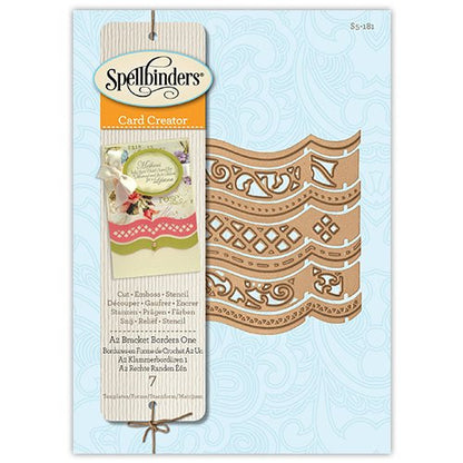 Bracket Borders One Die / Suaje de Corte de Bordes Descontinuado Spellbinders