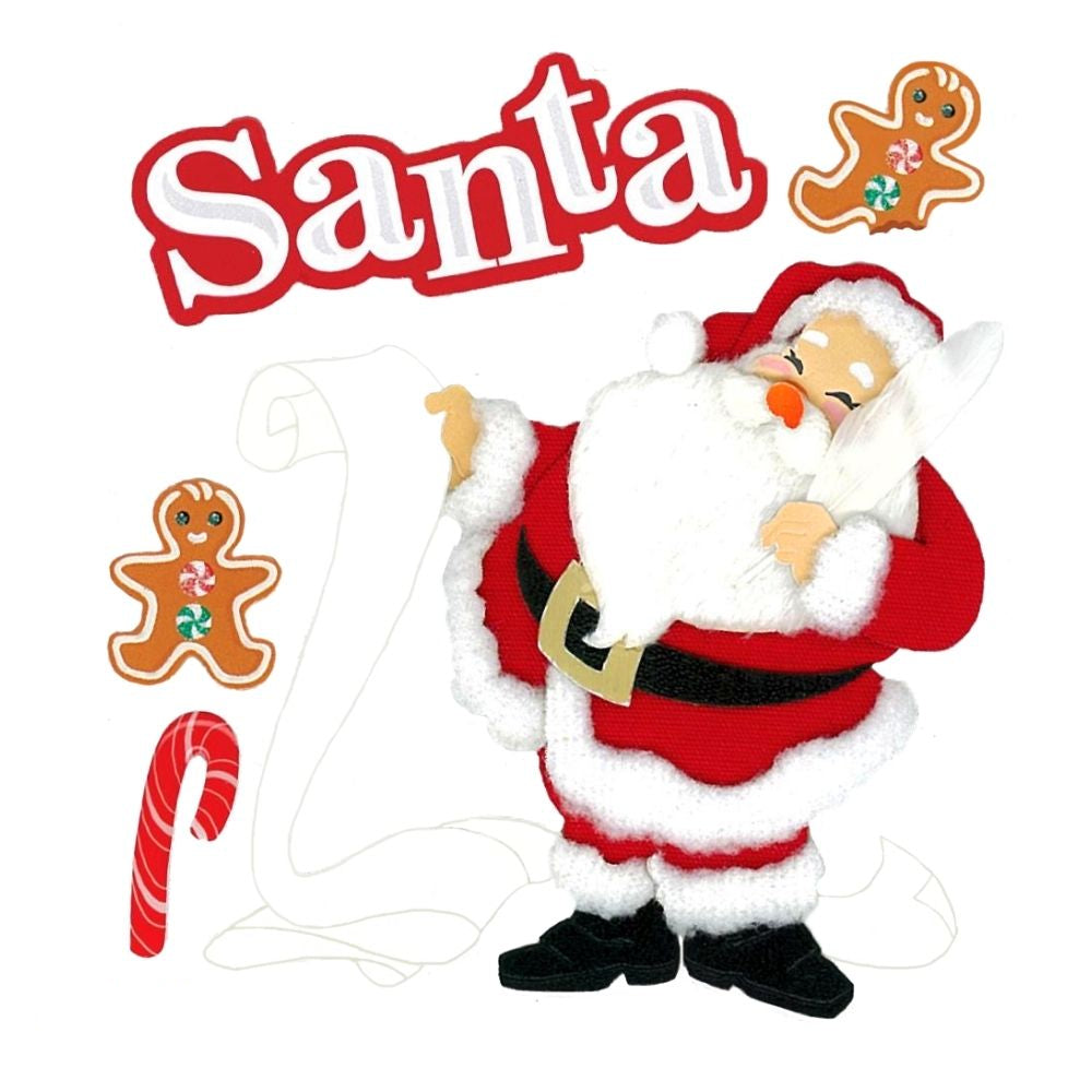 Dimensional Stickers Classic Santa / Estampas Navidad 3D Stickers Jolee&