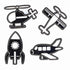 Suaje De Corte de Aviones, Helicóptero y Cohete / Planes, Helicopter & Rocket Descontinuado Joy Crafts